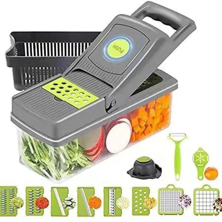16 in 1 Vegetable Mandoline Slicer Food Chopper Kitchen Tool