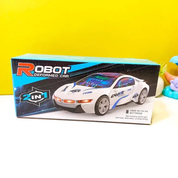 Deformation Robot Car With Music & Lights
