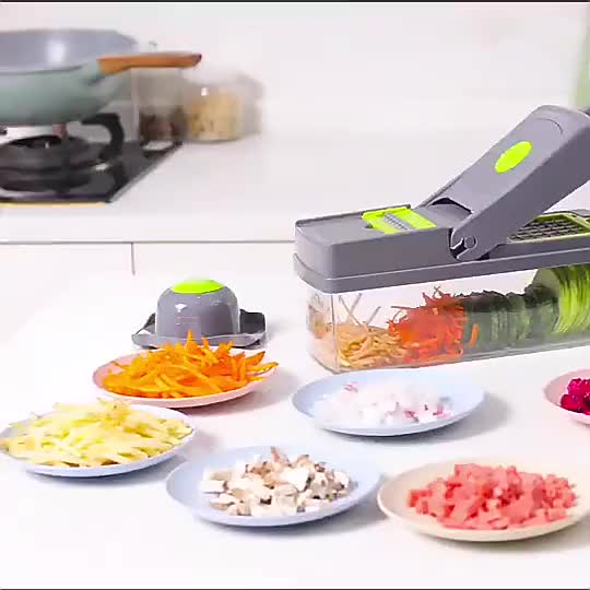 16 in 1 Vegetable Mandoline Slicer Food Chopper Kitchen Tool